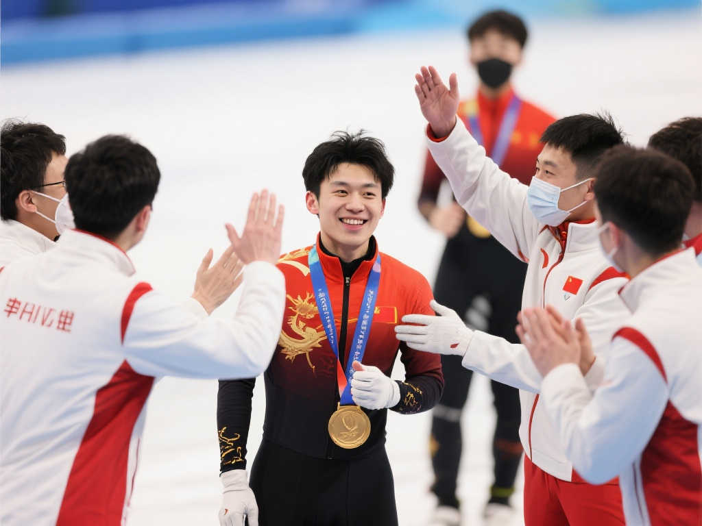 亚冬会速滑赛场中国队豪取11金 宁忠岩高亭宇荣膺三冠